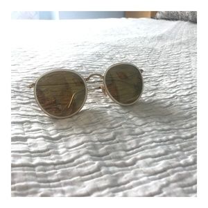 Ray-Ban Round Metal Folding Sunglasses